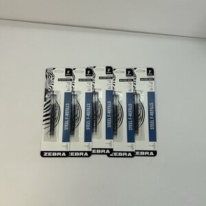 5 Packs of 2 F-Refill for Zebra F-301 F301 F-402 F-701 Pen Black Ink 85512